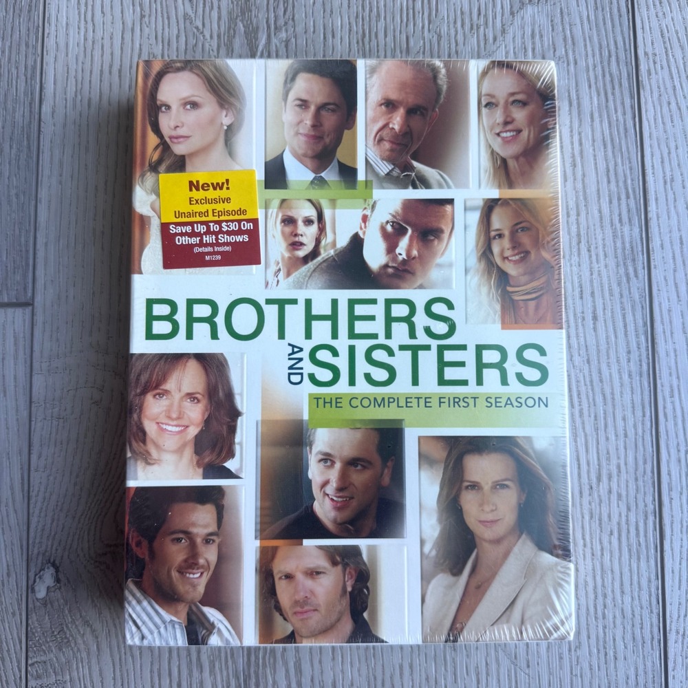 Brothers and Sisters The Complete First Season DVD 6-Disc Set New Sealed ABC